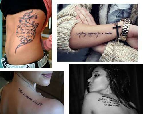 Elección de tatuajes para mujer