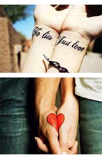 Tatuajes para parejas enamoradas con frases