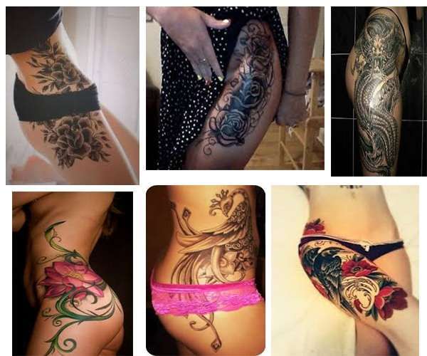 tatuajes para mujeres en la cadera de estrellas