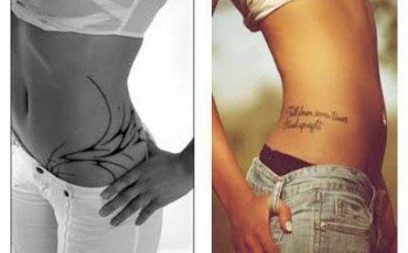 Tatuajes para mujeres en la cintura