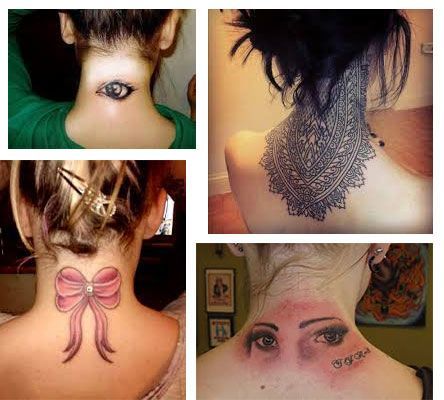Tatuajes para mujeres en la nuca
