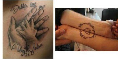 Tatuajes para padre e hija