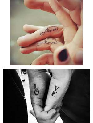 Tatuajes para parejas enamoradas foto